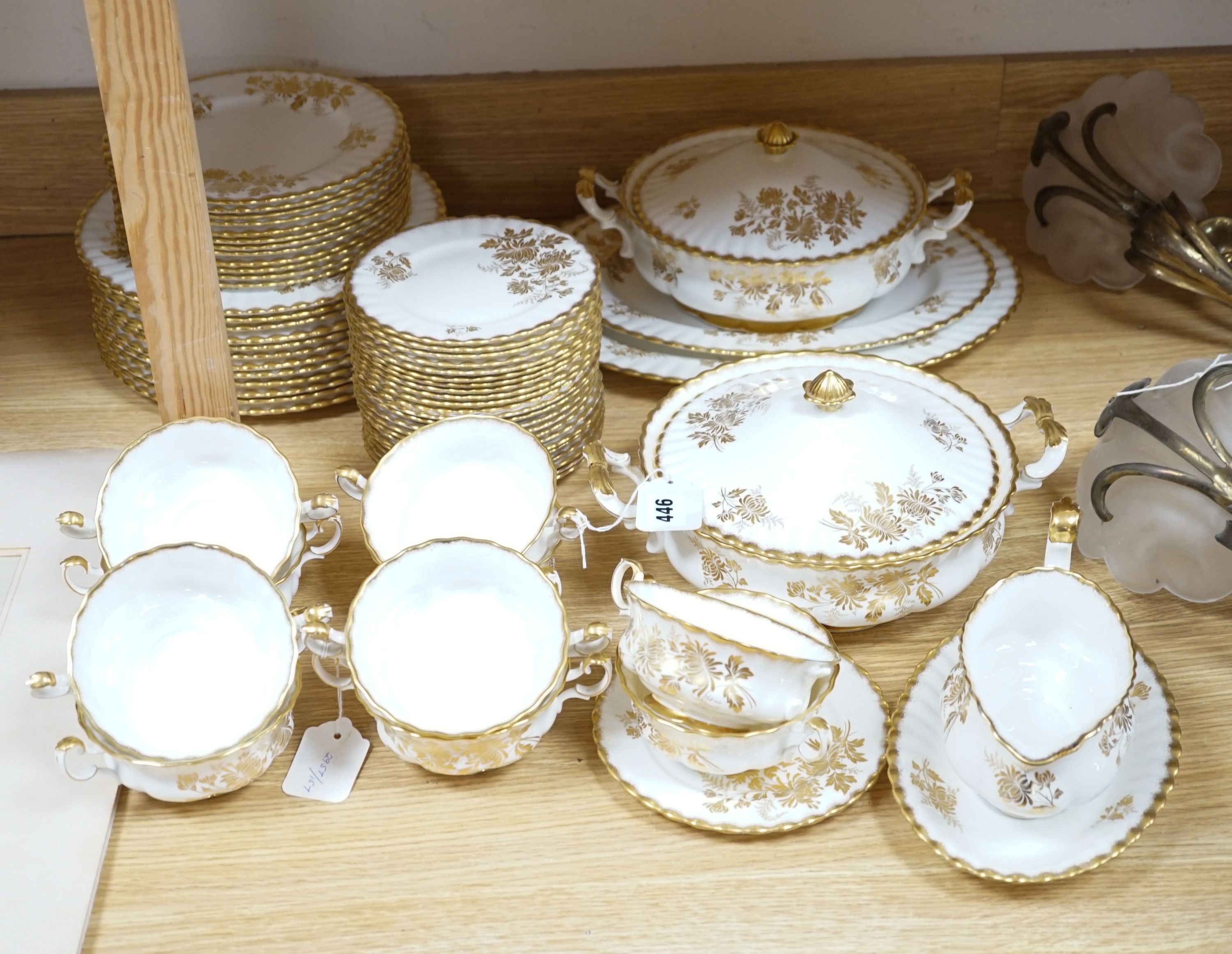 A Royal Albert ‘Golden Glory’ dinner service